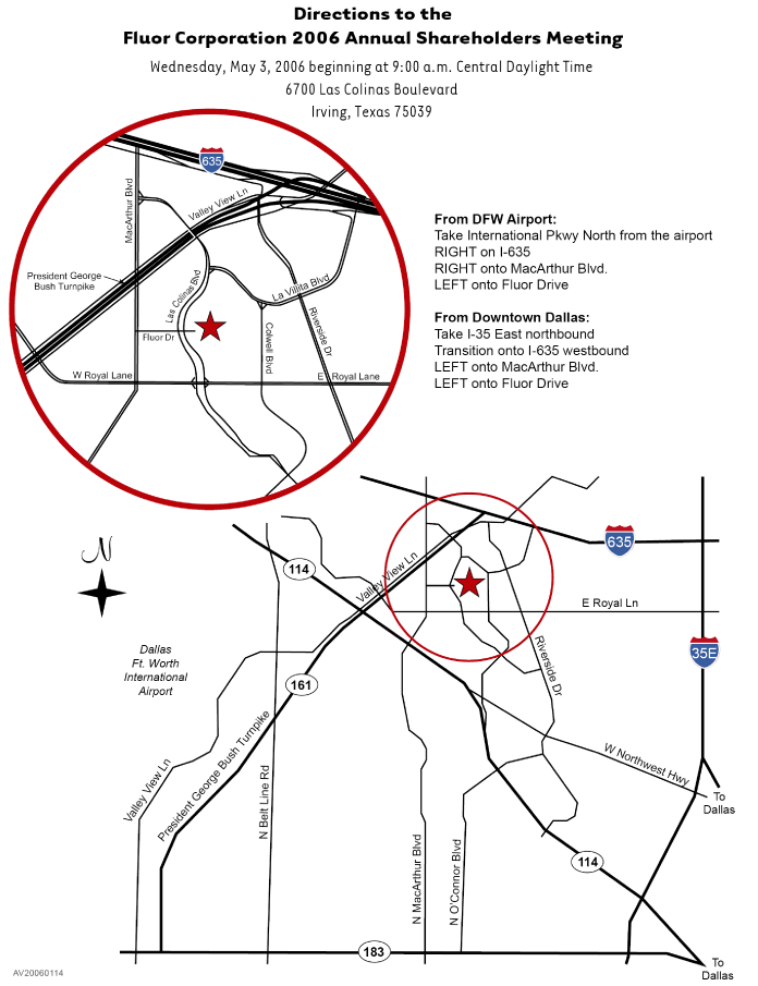 (FLUOR CORPORATION ROAD MAP)